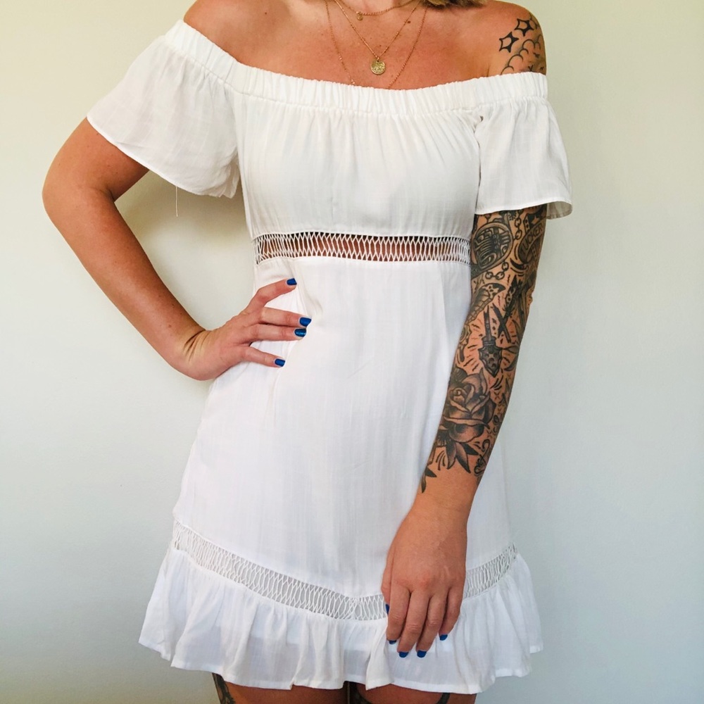 White off the shoulder Dress